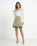 Resort Fringe Shirt & Skirt Set