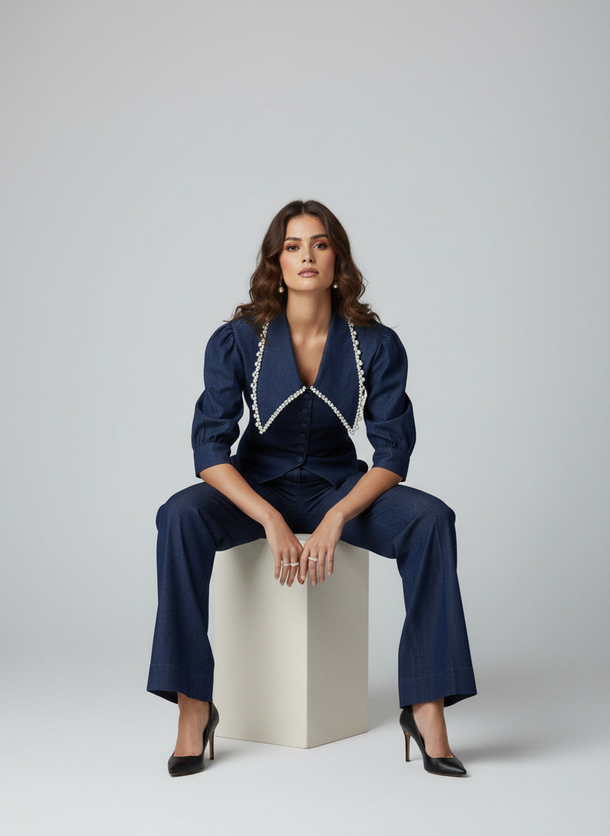 Pearl Heritage Denim Co-ord Set