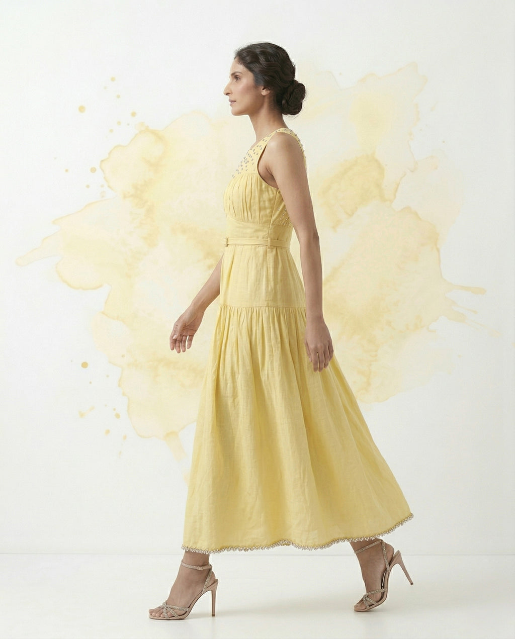 Buttercup Eyelet Midi Dress