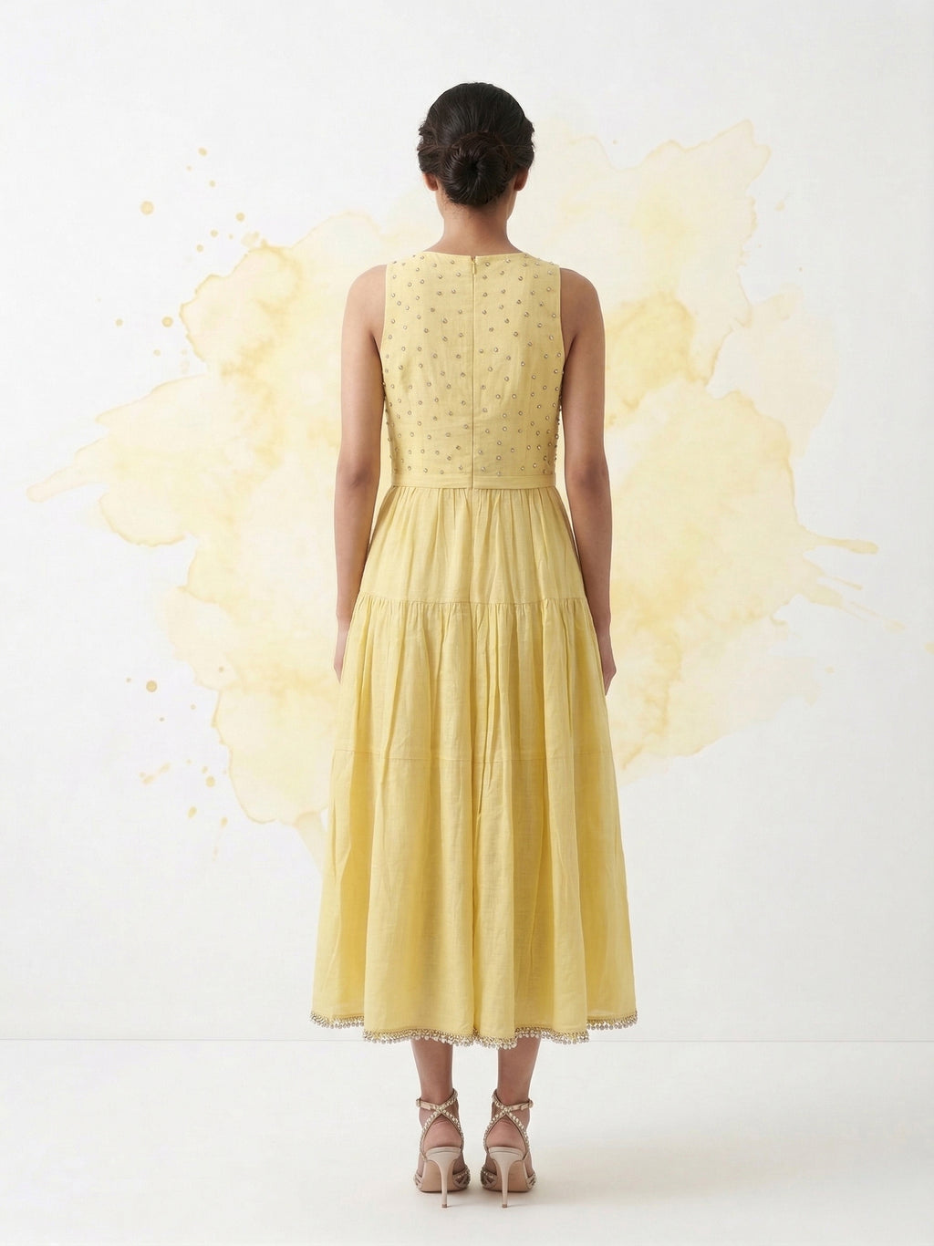 Buttercup Eyelet Midi Dress