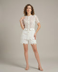 Guipure Garden Lace Shorts Set